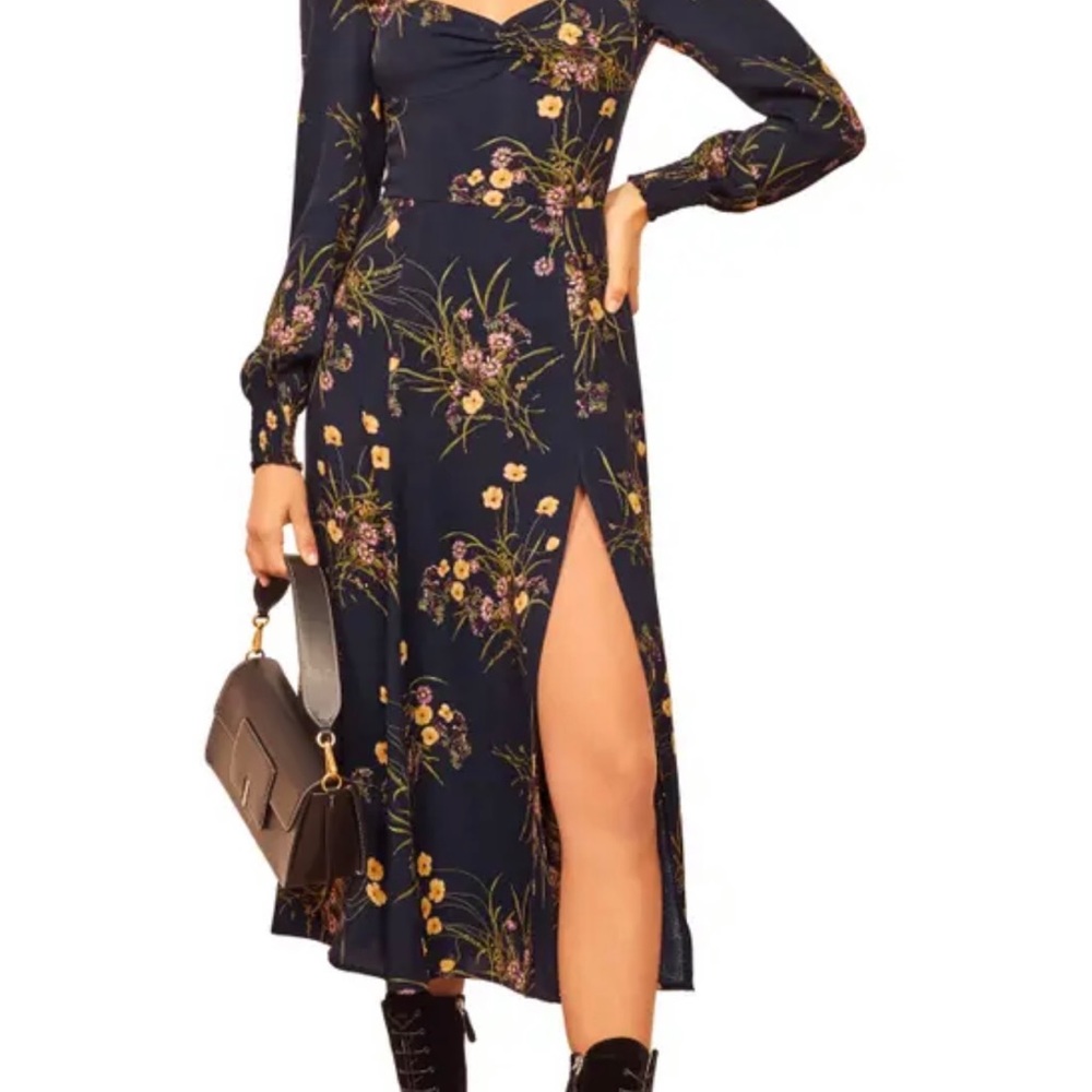 reformation wallflower dress in madmeoiselle